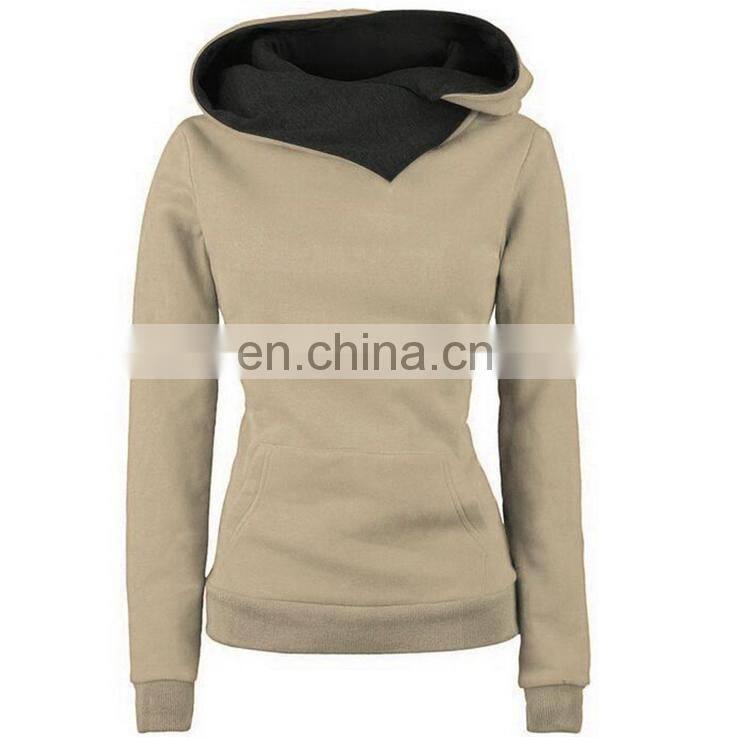 Women's Ladies Long Sleeve Hoodie Sweatshirt Sweater Jumper Hooded Coat Pullover