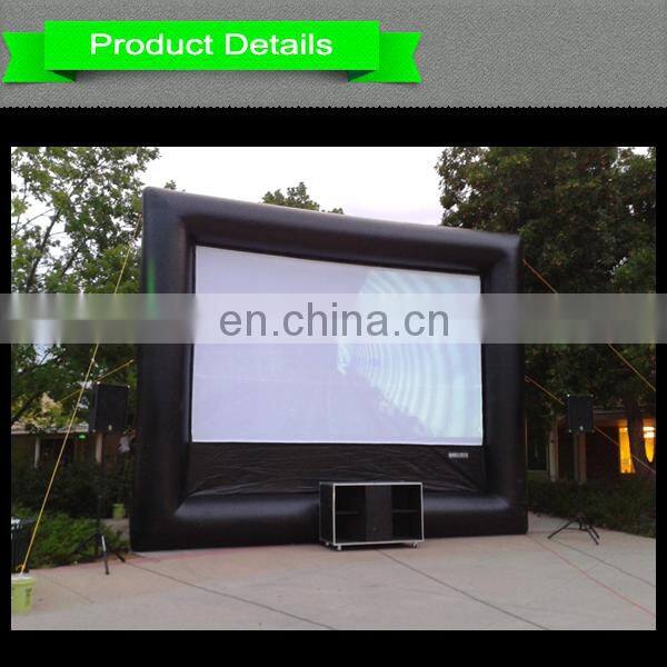 custom size inflatable screen Inflatable outdoor Movie Screen For party events