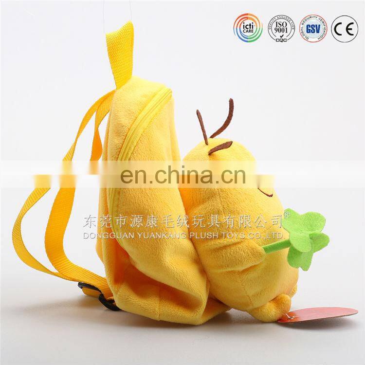 Funny kids favorite plush school bag toy & backpack for school