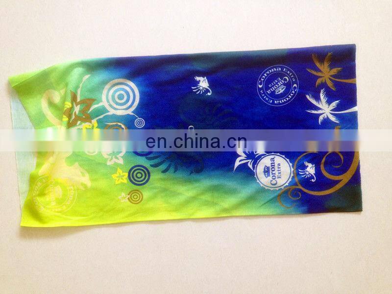 polyester outdoor bandana multifunctional seamless printed bandana