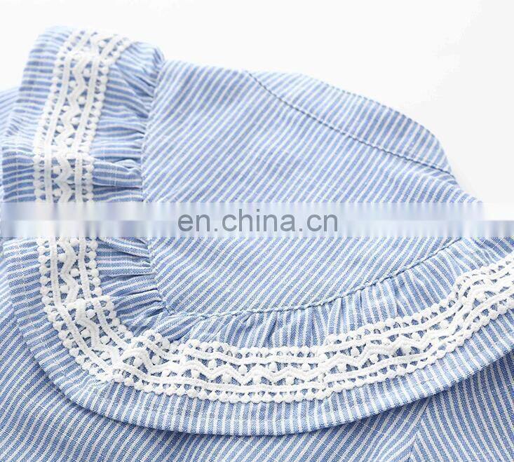 2017 Girls smocked boutique clothing fall baby clothes children girl shirt turkey wholesale children clothes