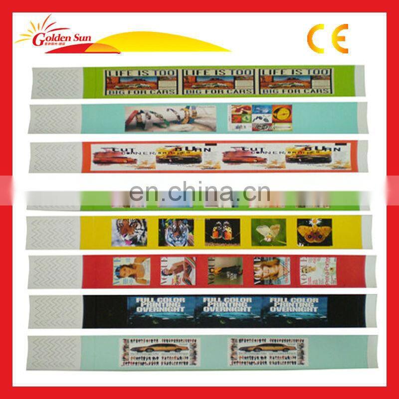 Wholesale Professional Cheapest Price Adult Size Tyvek Paper Wristband