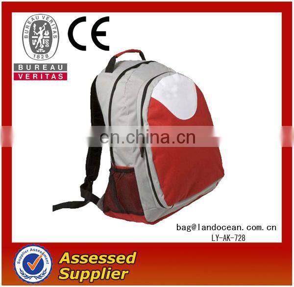 2014 Black Grey Cheap Sports School Backpack Bag