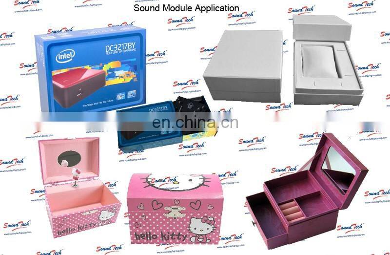 Recordable light sensor sound module