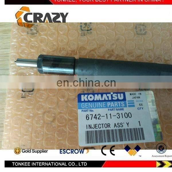 6742-11-3100 Injector ass'y For Diesel engine parts