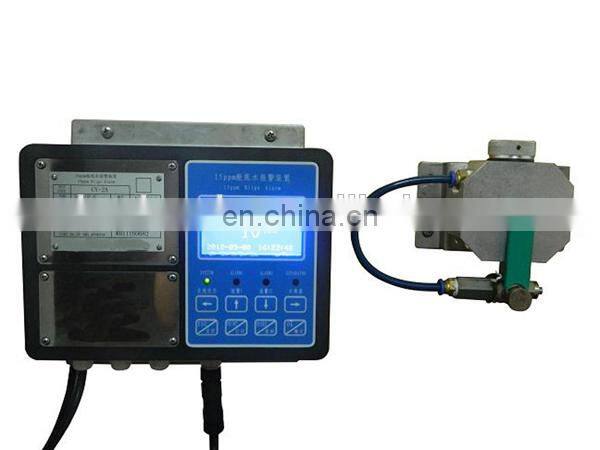 Marine bilge oil water content alarm