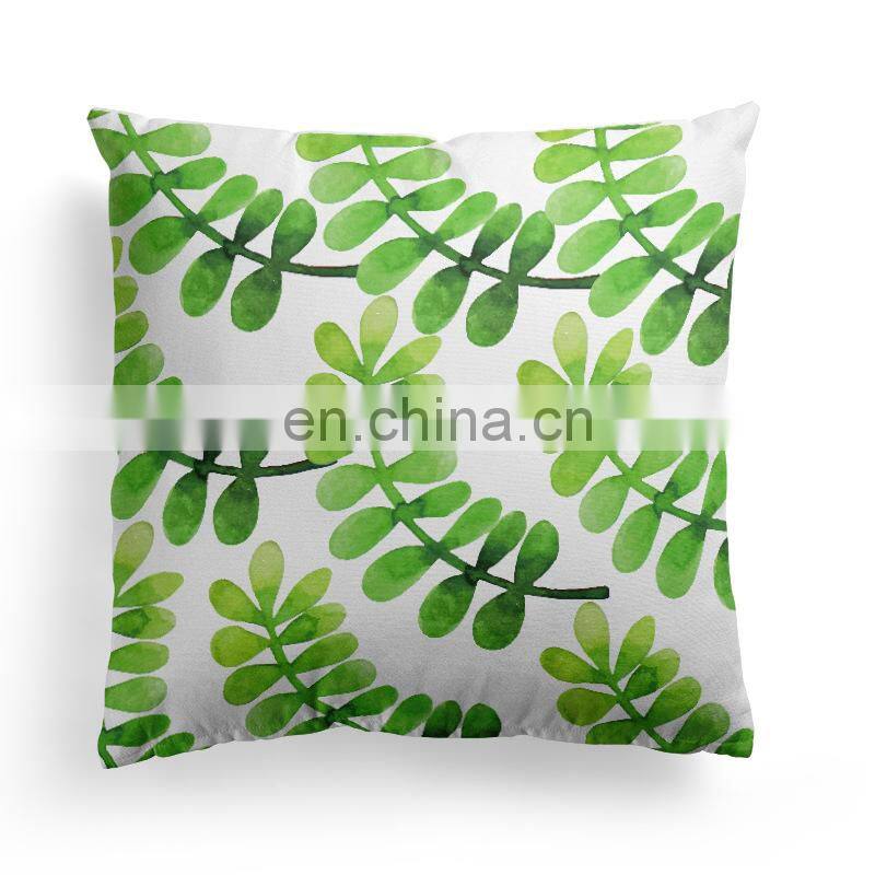 i@home Pastoral style digital printing office lumbar back support pillow cushion cover