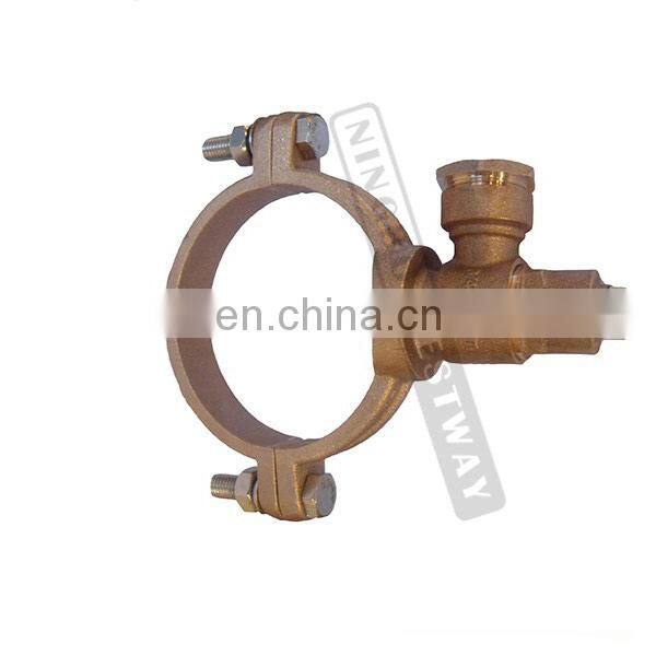 widely used gunmetal self tapping ferrule straps for pipes