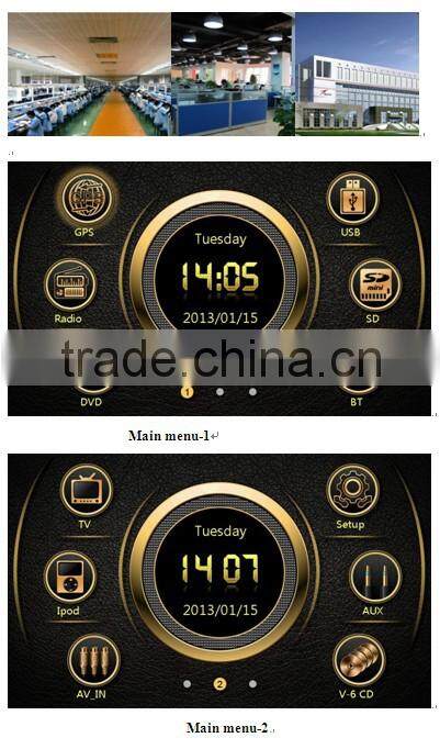 car multimedia navigation player for Ssangyong RODIUS