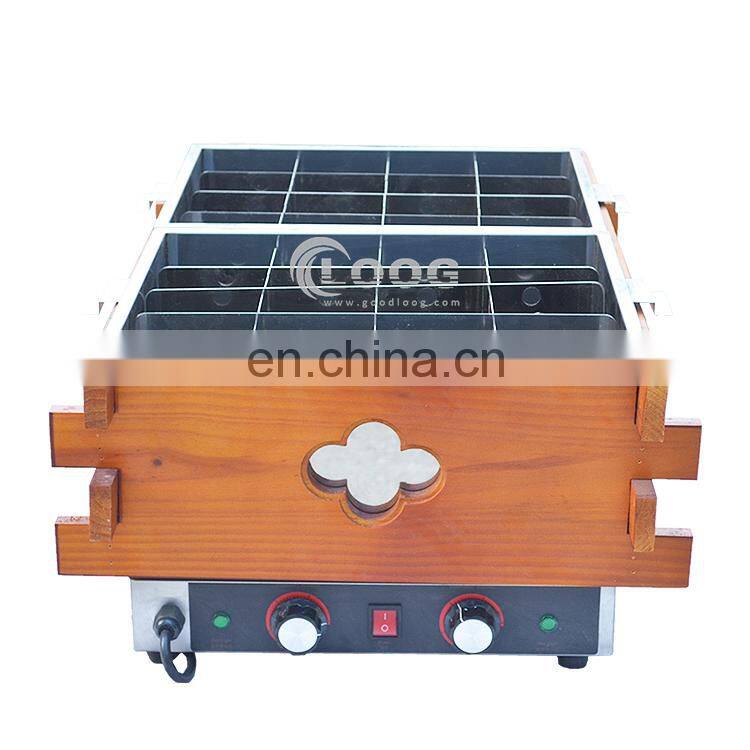 Electric Donut Fryer/2 Tank 32 Grid Wood Taiwanese Oden Machine/Taiwanese Oden Maker in Stock
