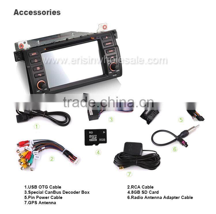 Erisin ES2046B 7" Android 4.4.4 Touch Screen E46 M3 Car DVD Player