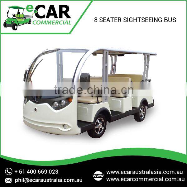 Leading Manufacturers and Suppliers of Electric 8 Seater Sightseeing Bus for Tourists