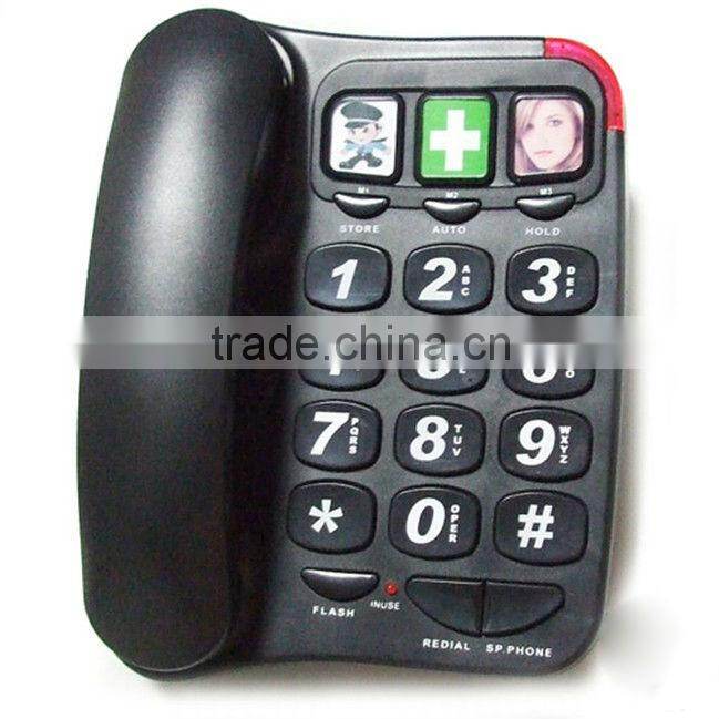 Cheap big button telephone hearing aids