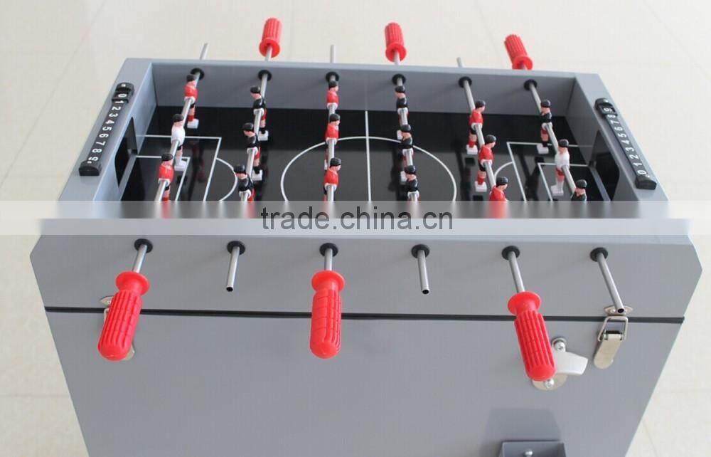 Football table game metal ice beer cooler box with wheels (C-012)