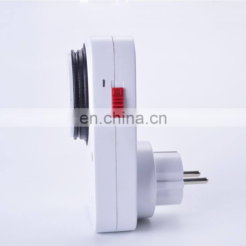 EU plug Mechanical timer switch 24 Hour Programmable Timer Switch Mechanical Timer 220V 16A Universal Socket