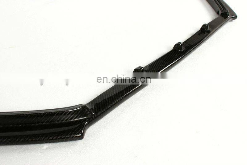 R Style Car Carbon Front Bumper Lip Spoiler for VW POLO 6 2011