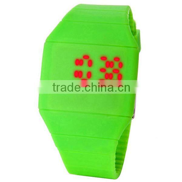 China factory ultra thin led watch