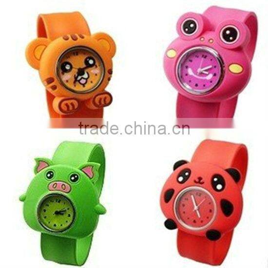 Lovely kids slap watch/slap watches for girls