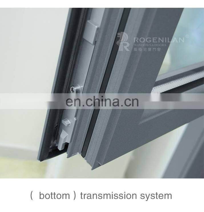 High Quality Large Thermal Break FrameTwo Panel Aluminum Frame Casement Window