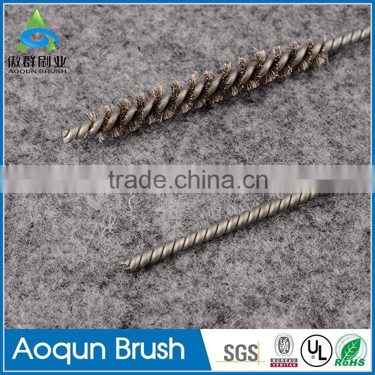 Wholesale custom tire polishing twist steel wire brush
