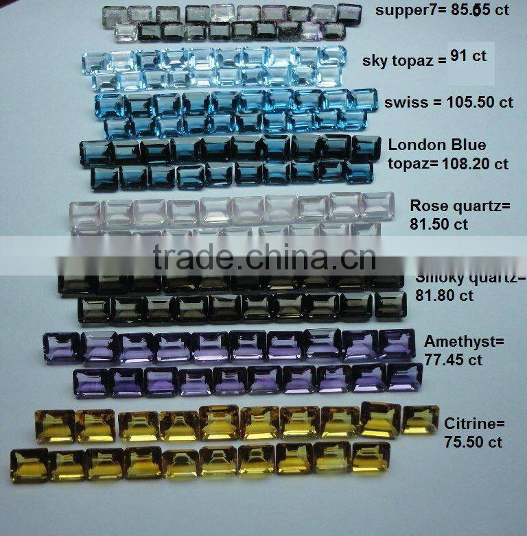 Semi precious stones amethyst blue topaz London and swiss blue topaz lemon smokey rose quartz supper7 opal beads