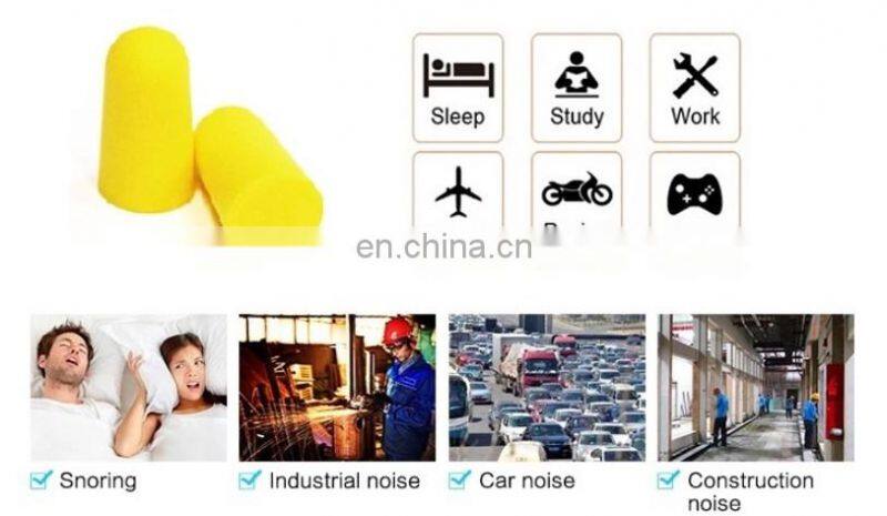 Soundproof Sleep Noise Prevention Disposable Silicone Earplugs