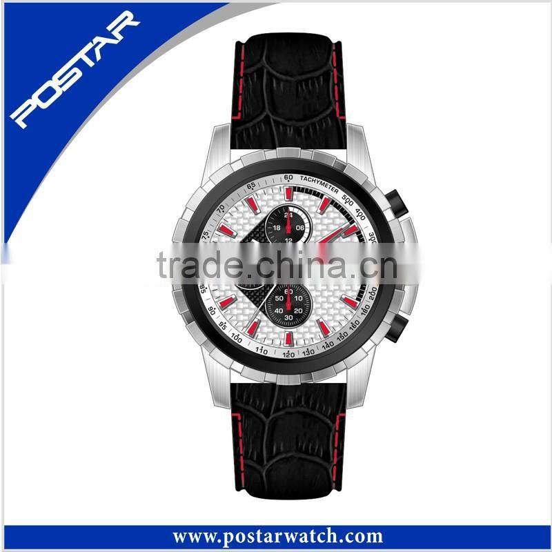 Special Design Dial Watch With Three Rostating Disc OEM Watches