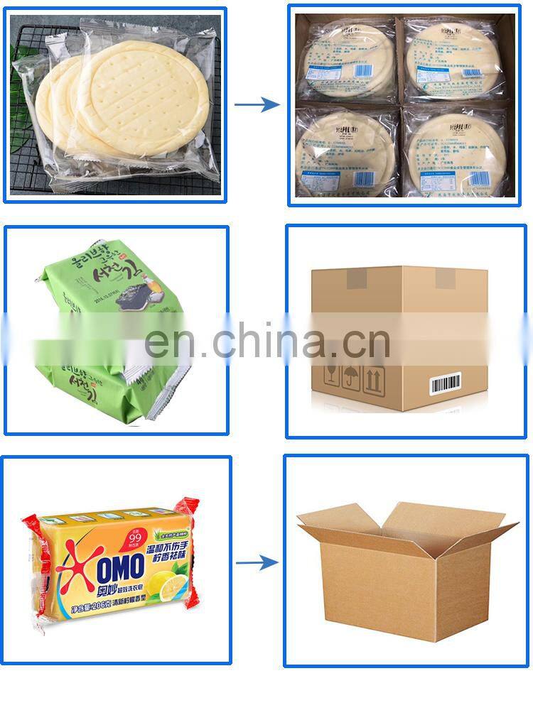 Automatic Robot Spider Arm Biscuits Cakes Tortilla/Pastry/Pancake/Pita Plastic Bag Case Carton Box Filling Packing Machine