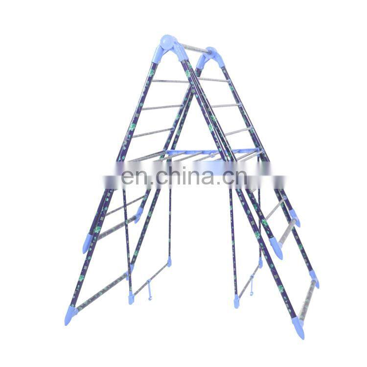 Children's high quality small clothes rack iron tube printing design clothes rack