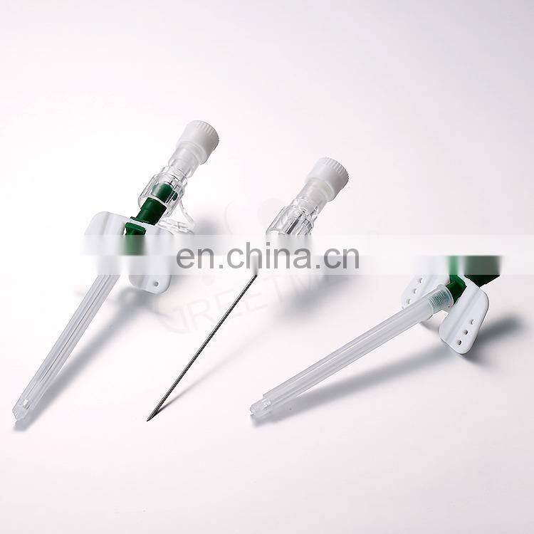 Manufacturer Medical Wings Sizes Color Iv Cannula Parts of Iv Catheter PE Injection & Puncture Instrument China Ce OEM Service