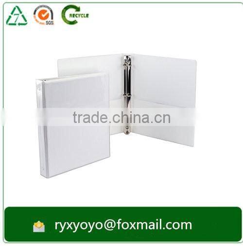 custom loose-leaf a4 size 2" D shape ring binder with catalog insert pages