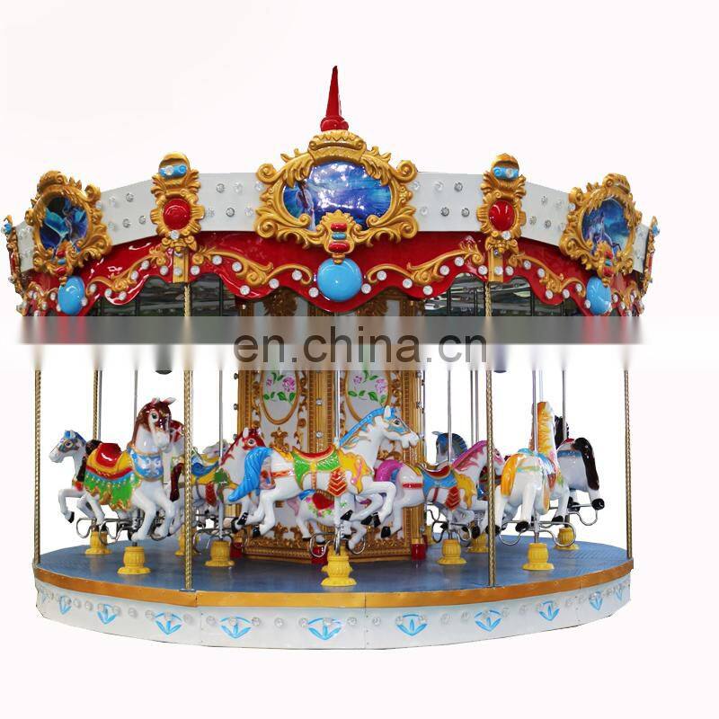 Mini electric merry go round carousel for sale