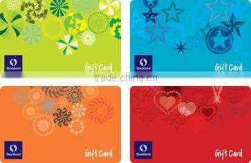 Fashion design red color gift discount smart card