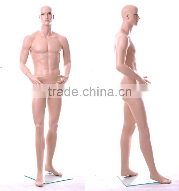 full body stand realistic male mannequin