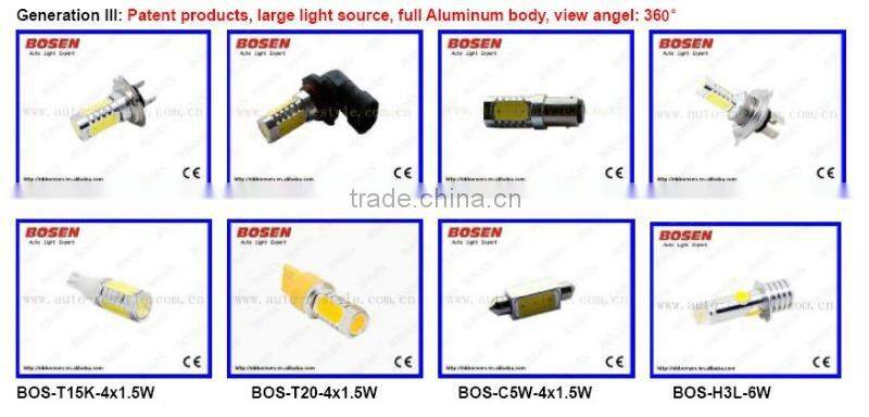 3157NK-3W with lens high power auto led lights