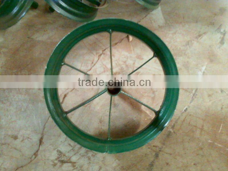 3.50-4 Steel wheel rim/wheels rim for trolley cart