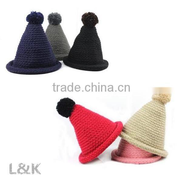 christmas gift knit felt hat, crochet hat