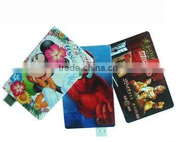 full capacity laser print logo promotion item card usb flash drive