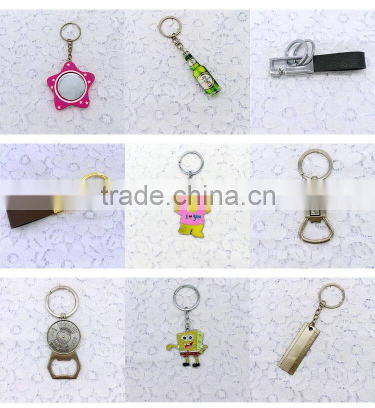 Custom English letters Metal Keychains