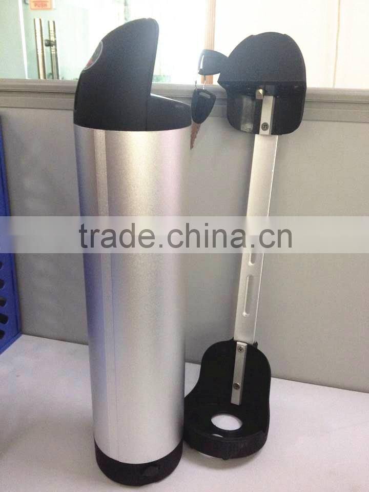 Manufacturer direct selling 8ah 10ah 12ah 15ah 12V 24V 36V electric bike bottle battery / lithium ebike bottle battery