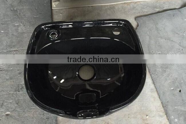 Hot sale furniture barber shop hair ceramic lie down salon wash basin