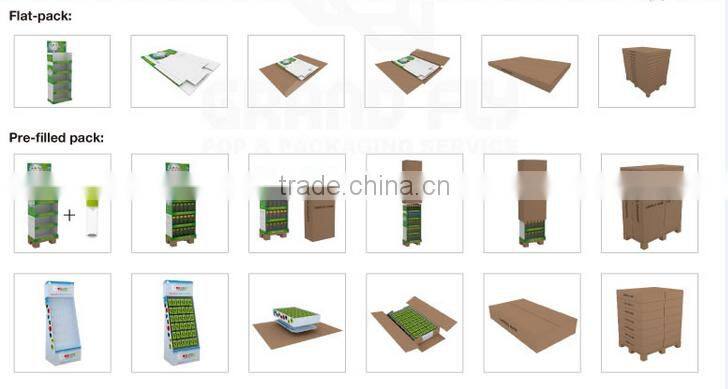 cardboard dump bin box for showing products