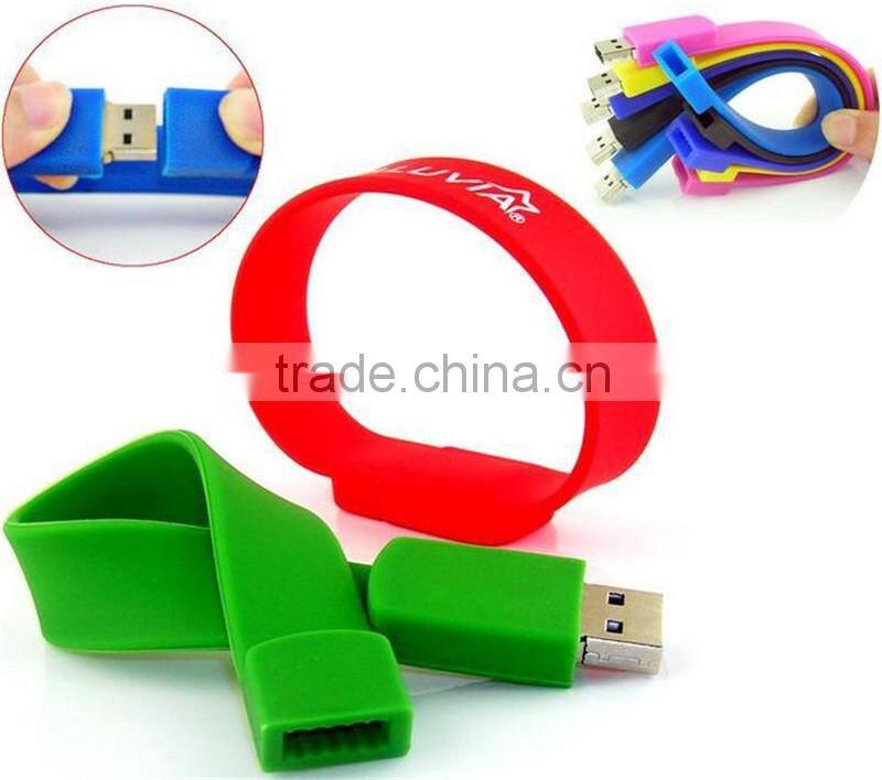 1gb 2gb 4gb 8gb 16gb 32gb 64gb usb drives custom silicone wristbands