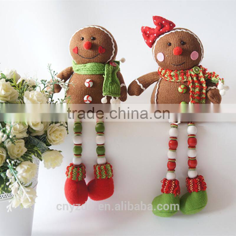 Christmas Plush Toy The Gingerbread Man/Stuffed Christmas Decoration
