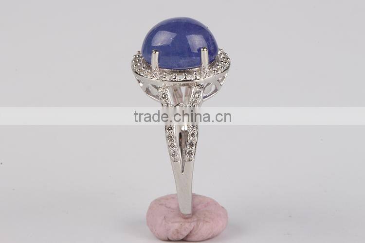 China Professional Fashion blue Jewelry Star Sapphire Ring