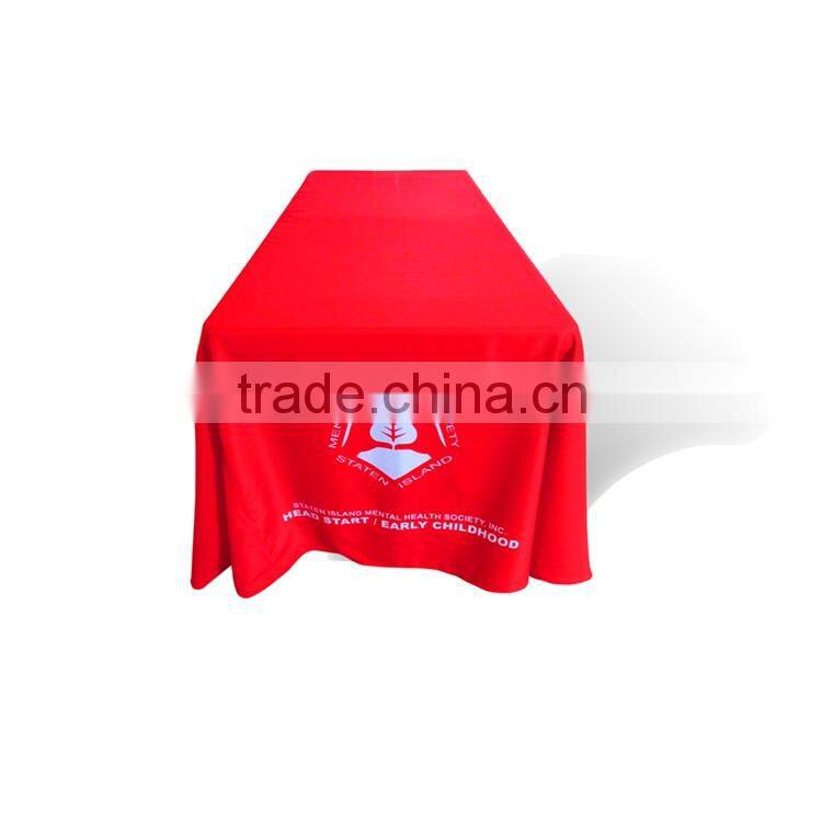 2015 Latest Customized Logo Double Layer Table Cloth