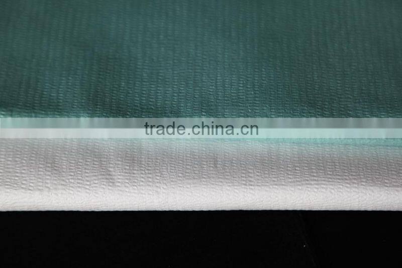 creped nonwoven woodpulp polyester nonwoven cleaning cloth