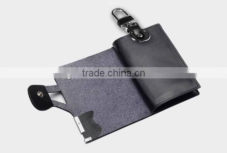 2016 New Design pu Key Bag Promotional Gifts Key Case Custom Logo Key Holder Manufactory