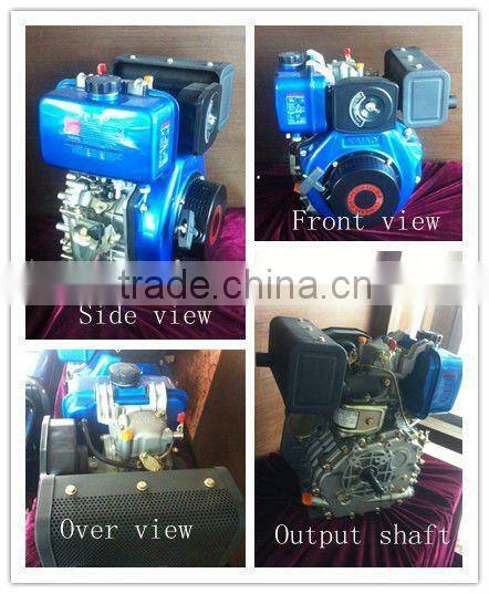 8hp/3000rpm Single Cylinder Hand Starting Diesel Motor