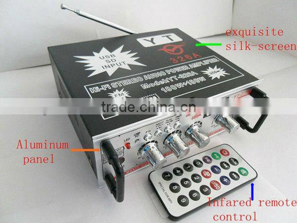 Yatao amplifier supplier YT-326A with FM & USB/SD